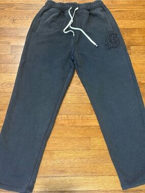 Men's Charcoal Drawstring Sweatpants Joggers